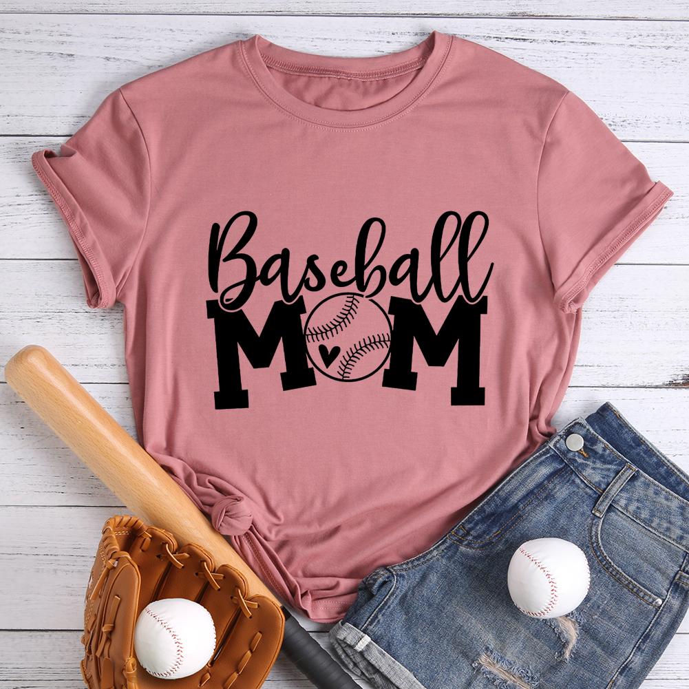Classic Baseball Mom T-shirt-Guru-buzz
