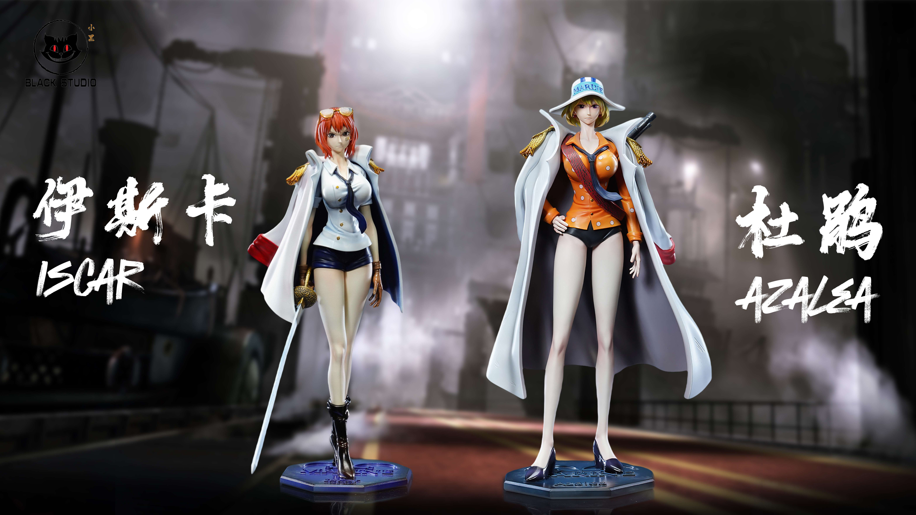 Isuka & Hototogisu - ONE PIECE Resin Statue - Black Studios