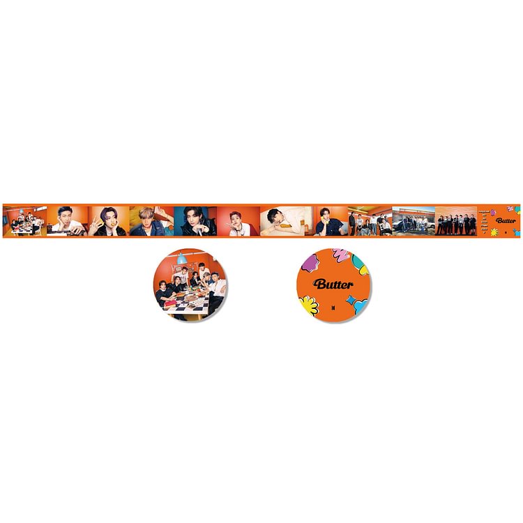 BTS Butter Stickers Adhesive tape