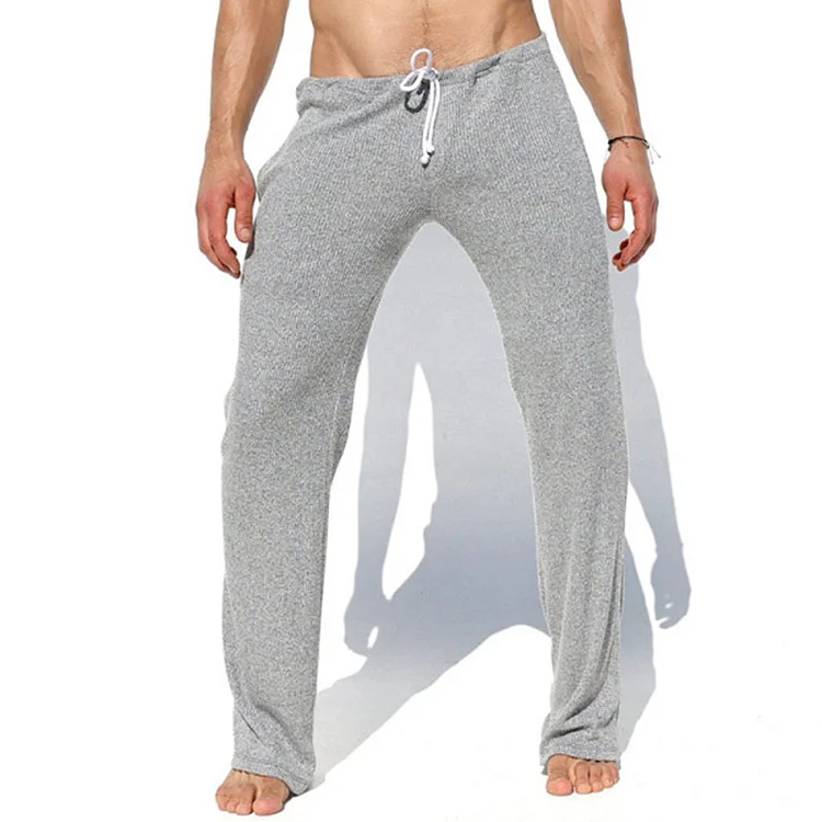 Men's Drawstring Low Waist Side Pocket Casual Pants