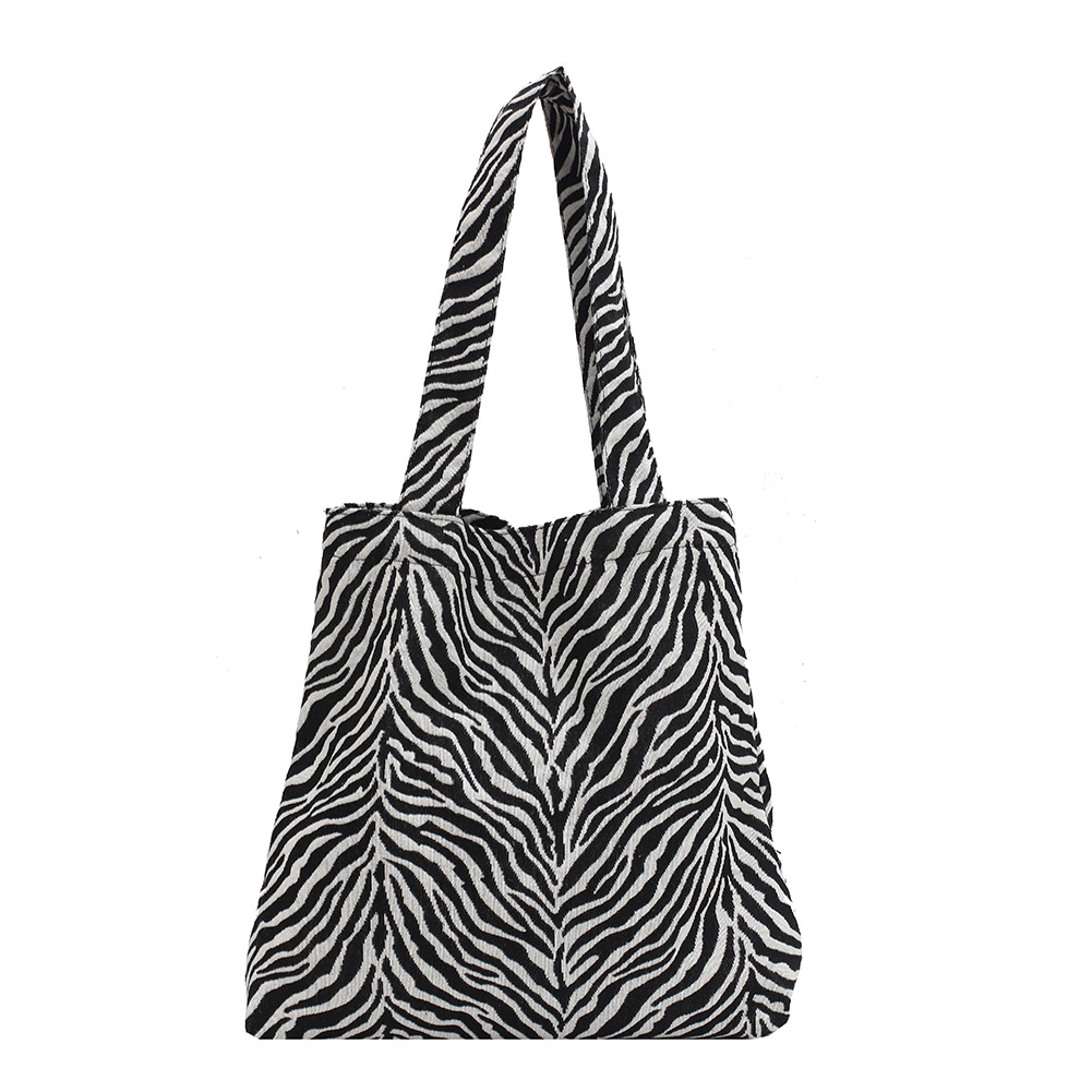 Corduroy Handbag Zebra Leopard Print Large Capacity Tote Shoulder Bag, Zebra pattern, 501 Original
Corduroy Handbag Zebra Leopard Print Large Capacity Tote Shoulder Bag, Zebra pattern, 501 Original