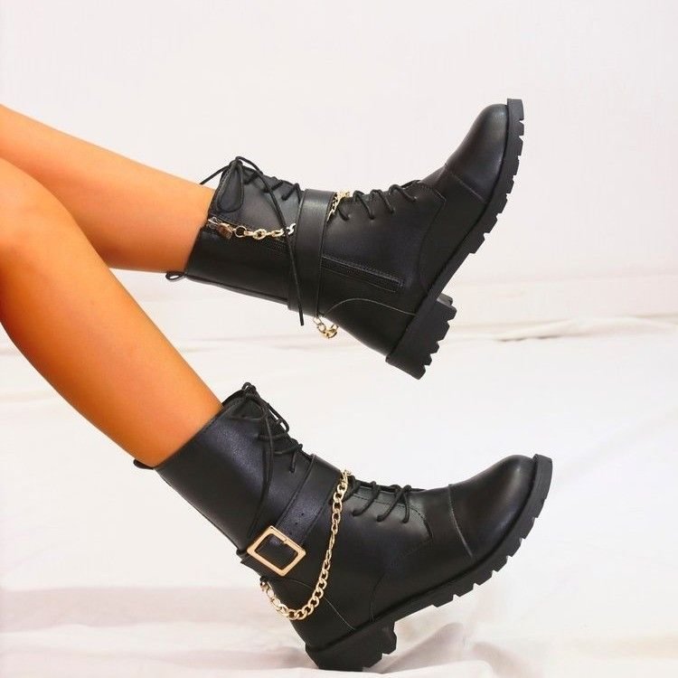 Chained Short Boots YP253