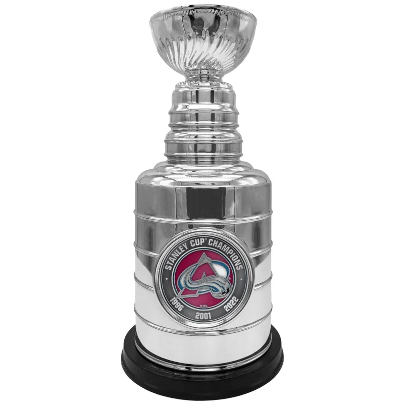 Colorado Avalanche NHL  Stanley Cup Champions Resin Replica Trophy 9.8 Inches