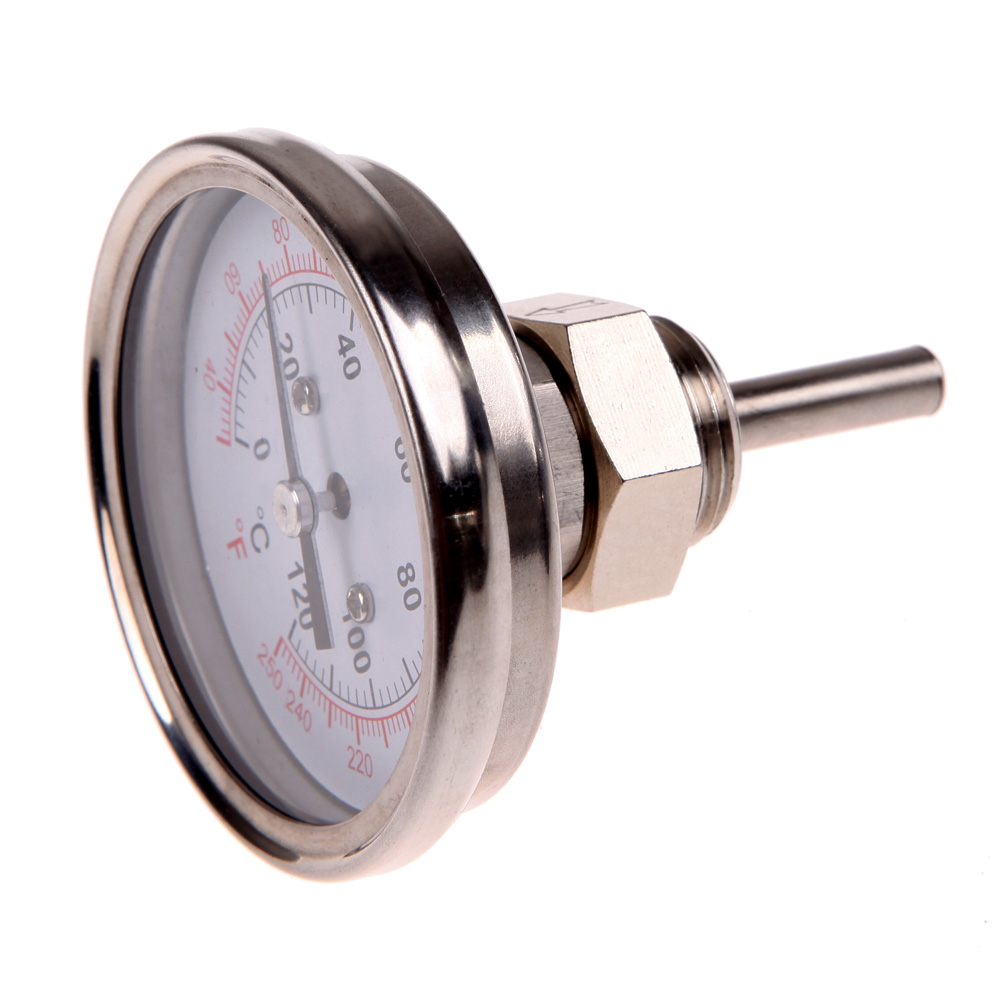 1/2Stainless Steel Thermometer for a Moonshine Still Condenser or Brew Pot, 501 Original
1/2Stainless Steel Thermometer for a Moonshine Still Condenser or Brew Pot, 501 Original