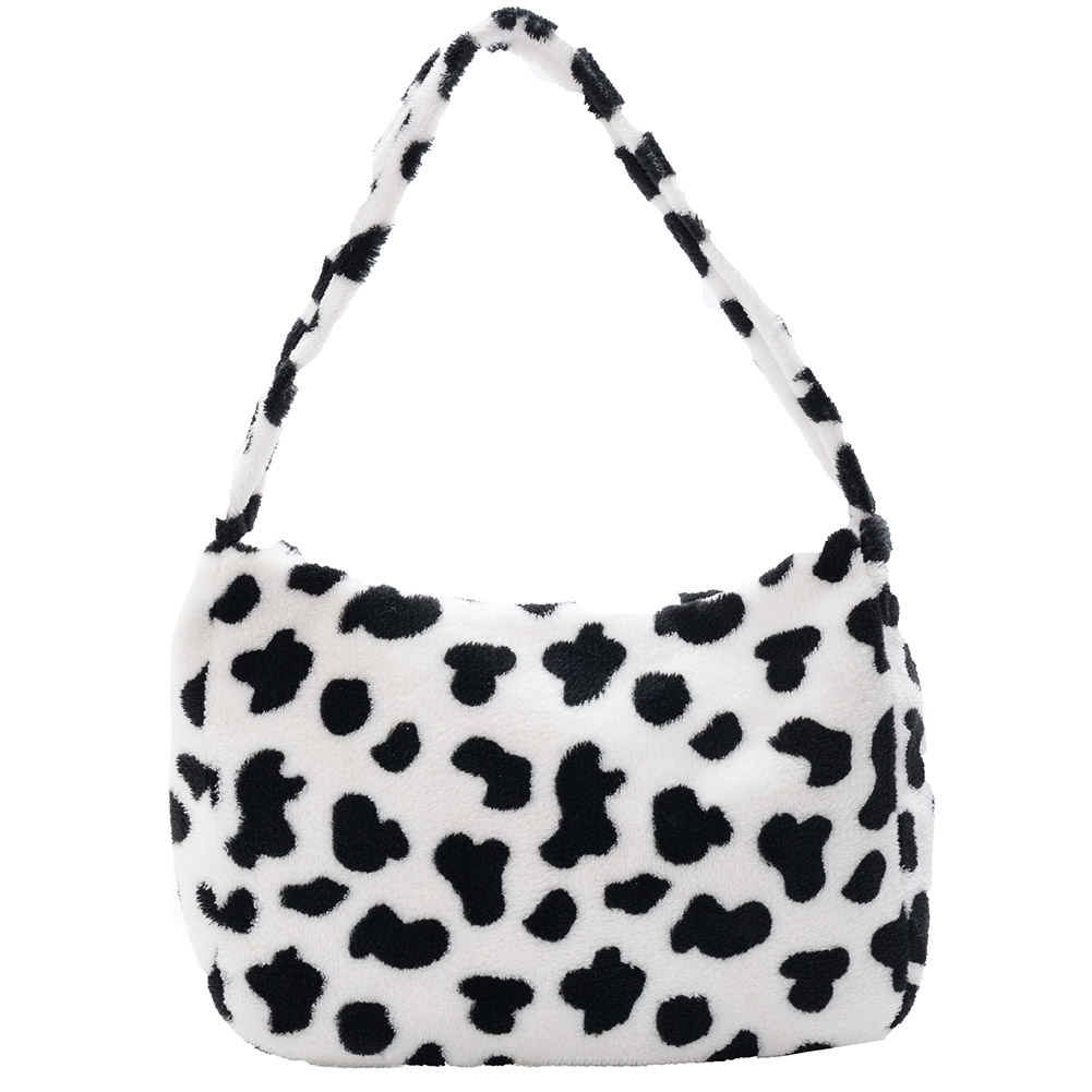 Fashion Women Plush Shoulder Handbags Casual Cow Printed Daily Underarm Bag, 501 Original
Fashion Women Plush Shoulder Handbags Casual Cow Printed Daily Underarm Bag, 501 Original