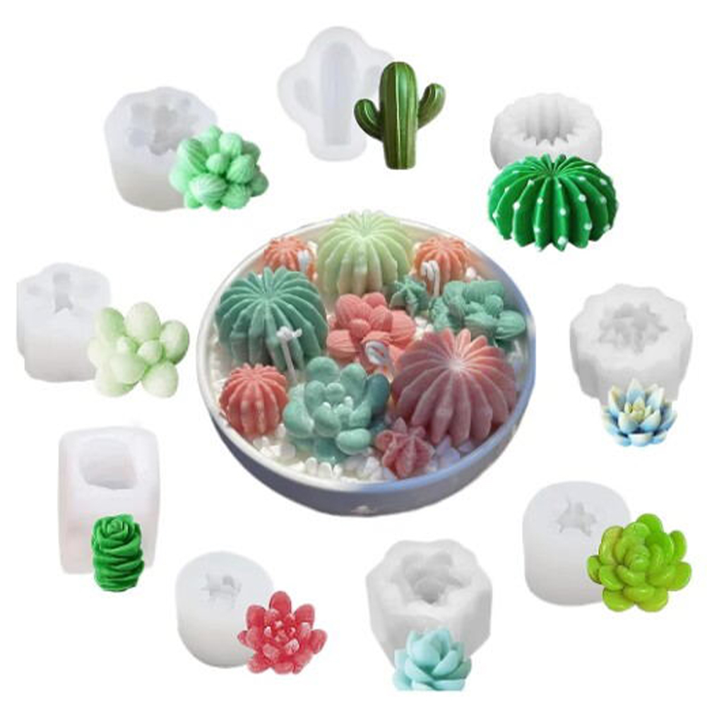 9PCS DIY Craft Molds Aromatherapy Candles Molds for Scented Candles Soaps  Making