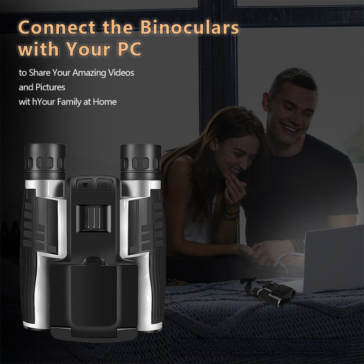 BekinTek 12x32 Digital Binoculars with Camera 2.4" LCD 8x Digital Zoom 48MP Photo 2.5K Video Recoder Camcorder for Bird Watching Concerts Sports Games 11