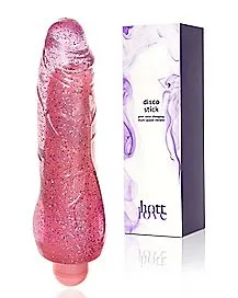 pornhint Pornhint Disco Stick Pink Color Changing Multi Speed Vibrator 8 Inch - Hott Love