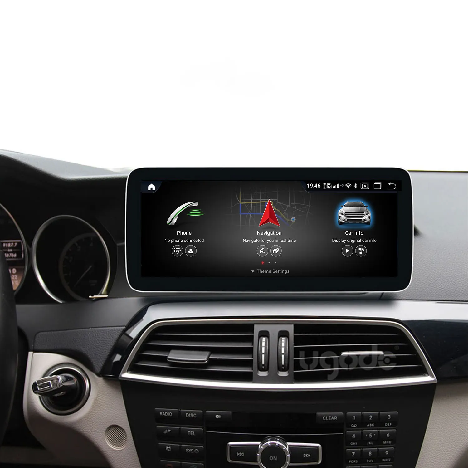 For Mercedes Benz C Class W204 S204 2007-2014 year Android Screen Apple CarPlay Car Radio Car Stereo GPS