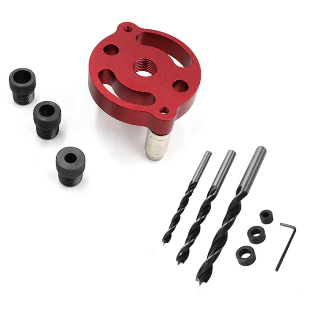 11pcs Round Wood Dowel Punch Hole Self Centering Drilling Locator Guide Kit, Black, 501 Original
11pcs Round Wood Dowel Punch Hole Self Centering Drilling Locator Guide Kit, Black, 501 Original