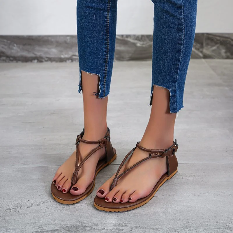 Flat Thong Sandals Strappy Sandals