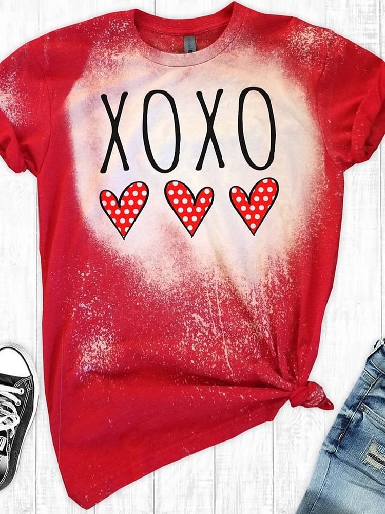 Bestdealfriday Valentine Xoxo Heart Tee 10968403