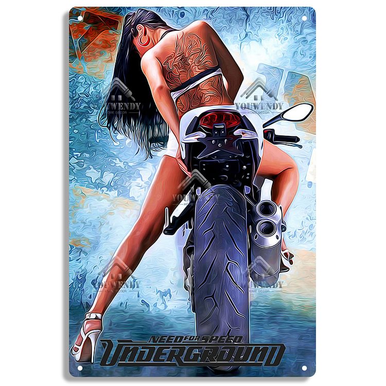 Pin Up Girl - Vintage Tin Signs/Wooden Signs - 20*30cm/30*40cm