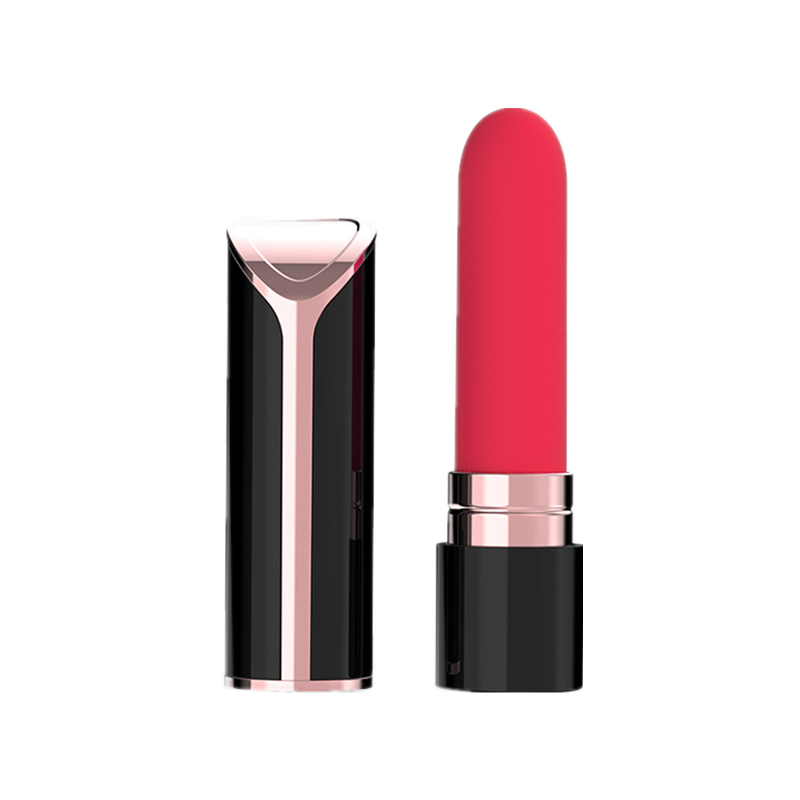 10 Frequency Lipstick Vibrating Stick - Rose Toy