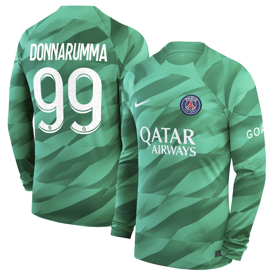 Paris Saint Germain Donnarumma Long Sleeve Goalkeeper Shirt