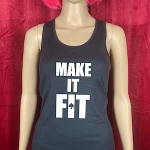 pornhint Pornhint Make it Fit BBC Tank Top Queen of Spades Shirt QOS Hotwife Clothing