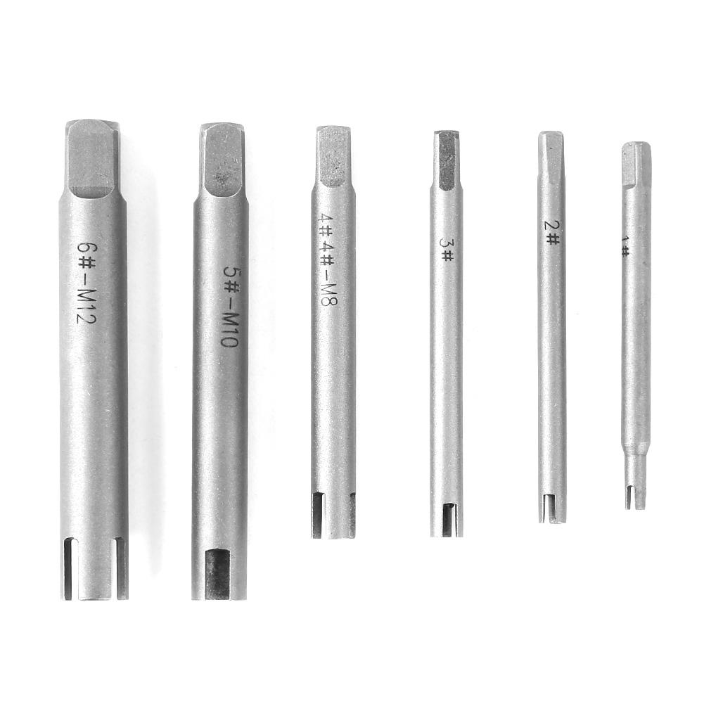 6pcs Damaged Nut Bolt Remover Kit Stud Extractor Broken Bolt Screw Remover, 501 Original
6pcs Damaged Nut Bolt Remover Kit Stud Extractor Broken Bolt Screw Remover, 501 Original