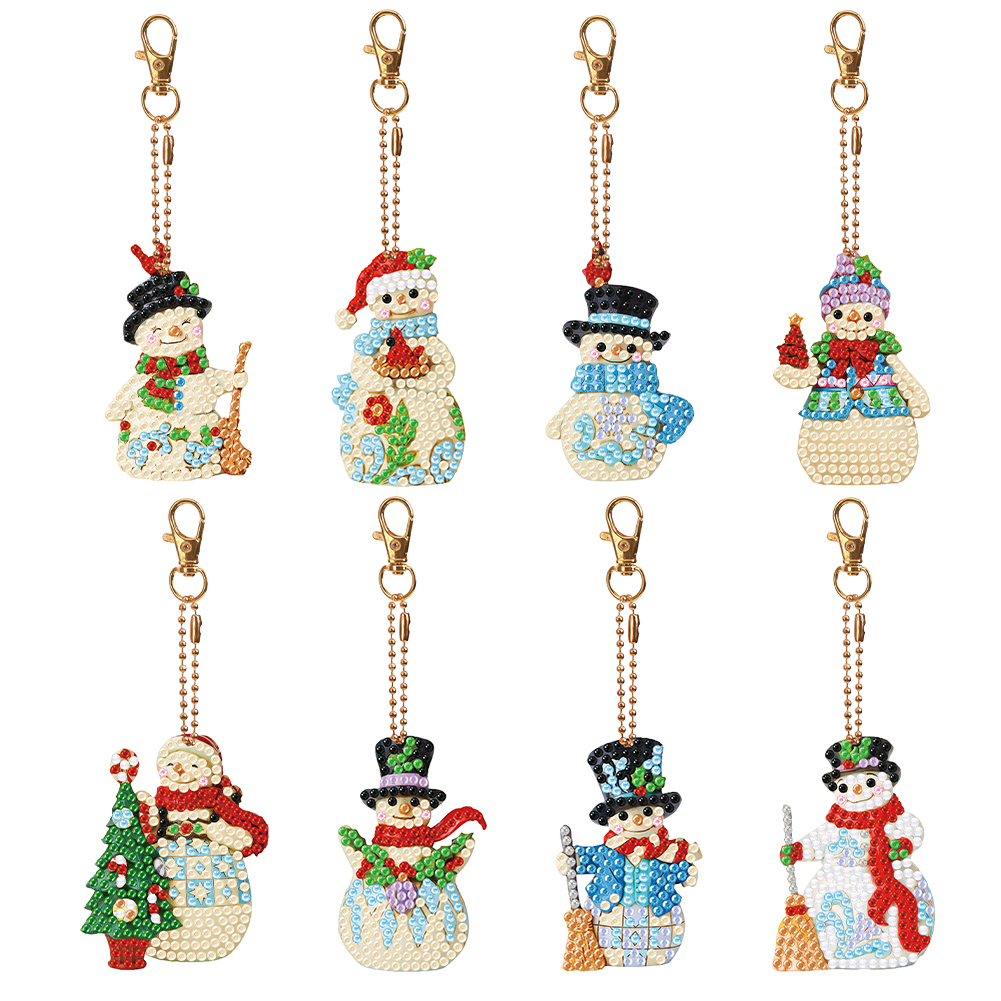 8PCS Diamond Painting Art Ornaments Special Shape Double-Sided