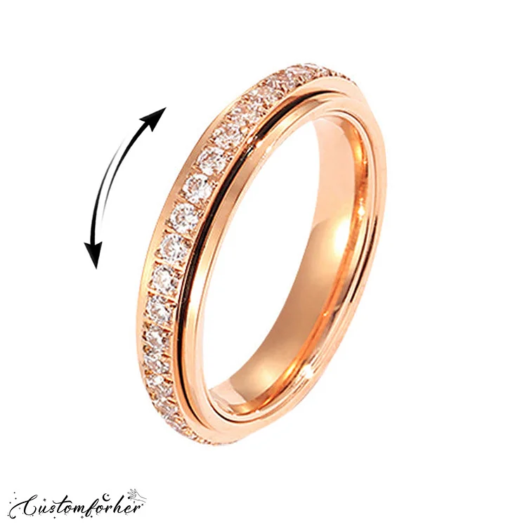 Fashionable Rotatable Ring