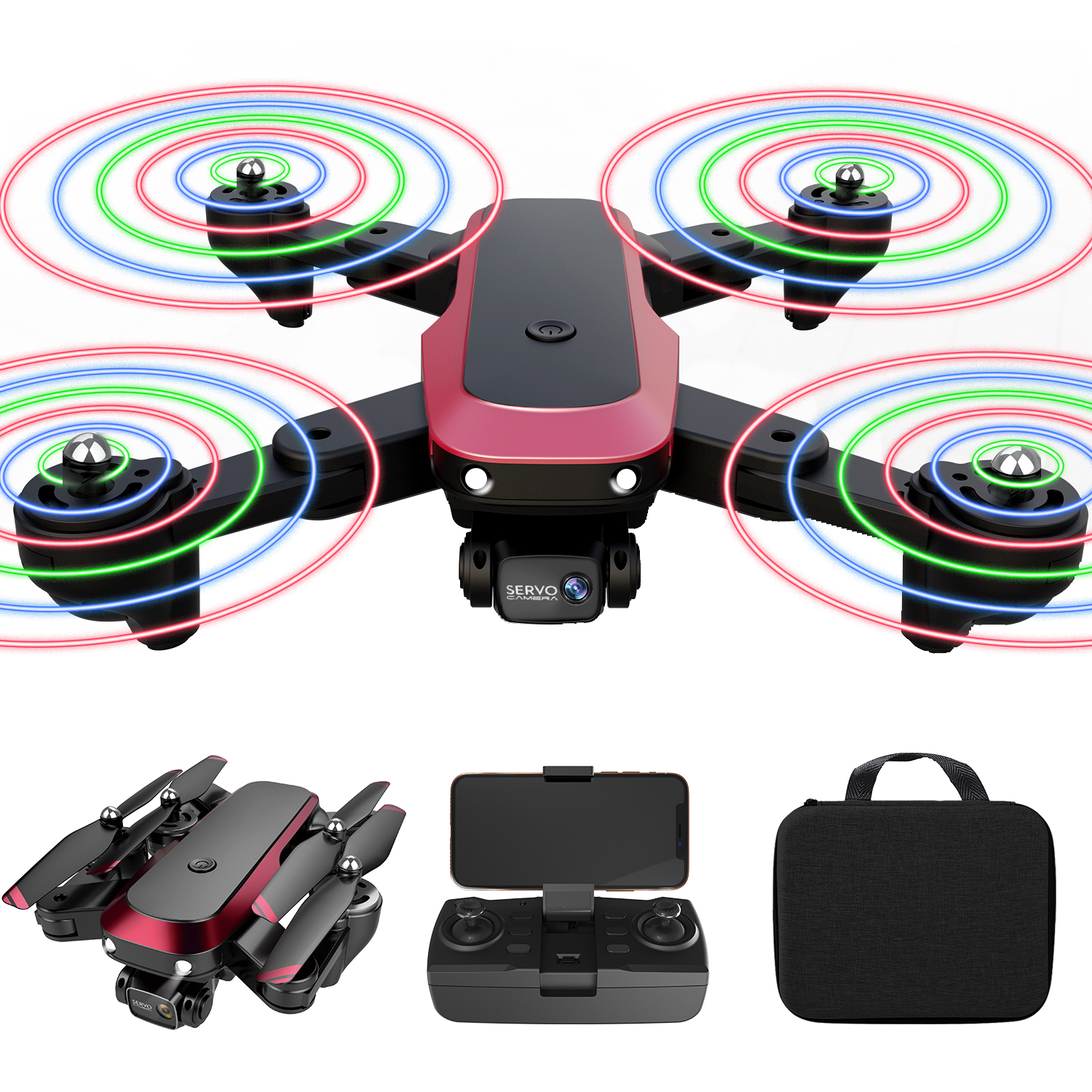 TizzyToy Drone 2022 Upgraded Drone with Camera 6K, Drone