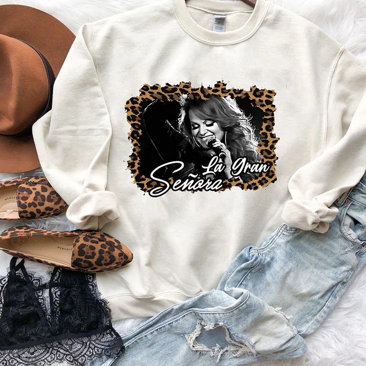 Fashion Leopard Print Sweatshirt