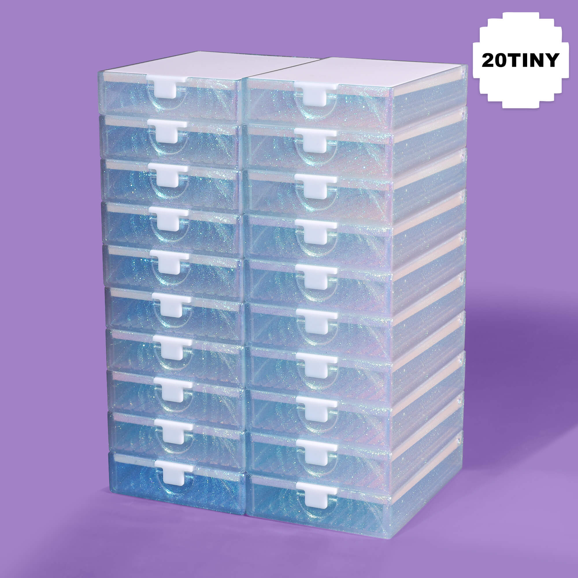 Cateared Trabricks Galaxy Series, Stackable Diamond Art Trays with