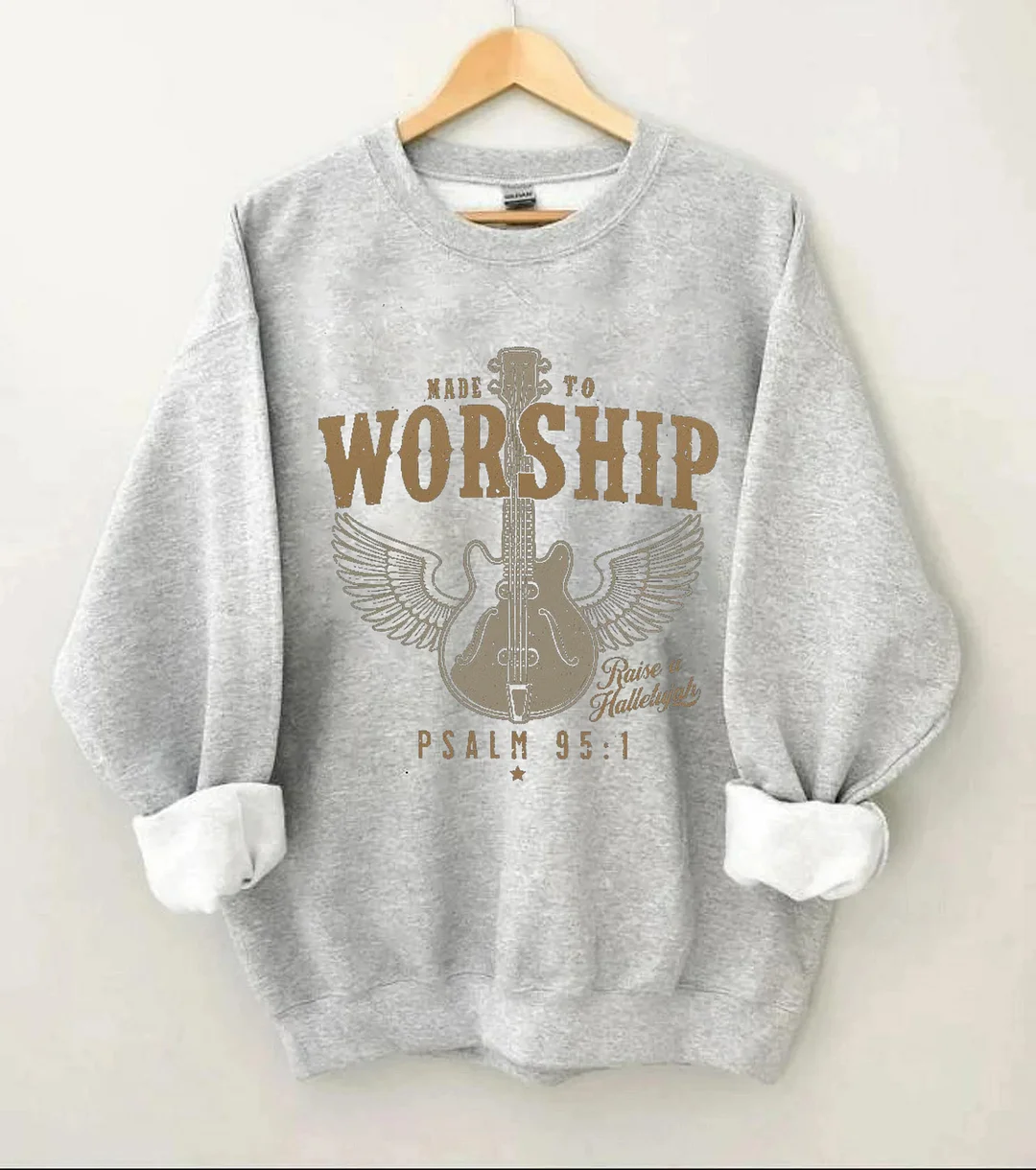 Worship Shirt Psalm 95 Faith Sweatshirt