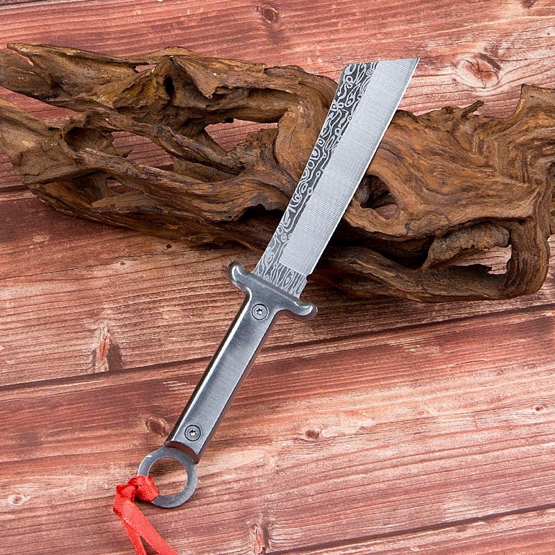 Pure hand high manganese steel knife