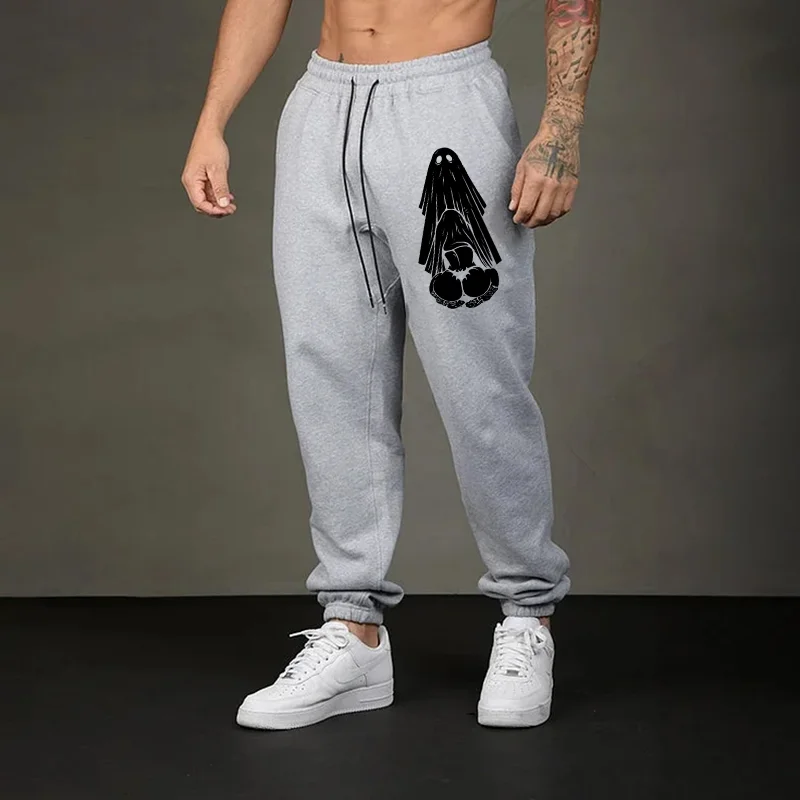 Oral Sex with Ghost Dirty Love Men's Print Sweatpants
