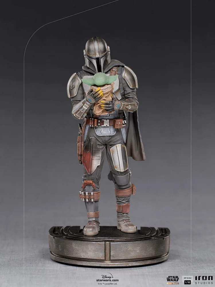 Iron Studios Star Wars The Mandalorian and Grogu 1/10 Deluxe Art Scale Limited Edition Statue-