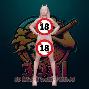 pornhint Pornhint NaNa's Power NSFW Figure STL Model for 3D Printing 3D Printable NSFW Female Figure NSFW