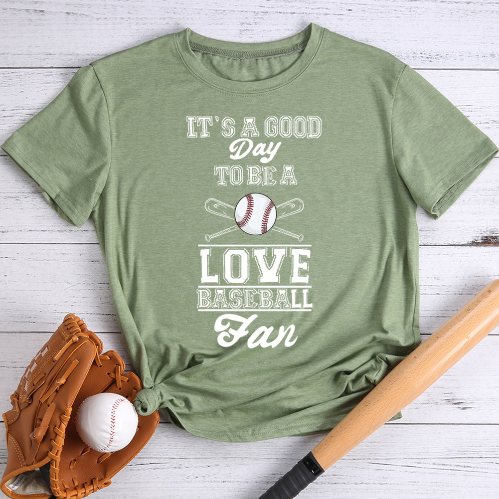 It's a good day to be a baseball fan   T-shirt Tee -611284-Guru-buzz