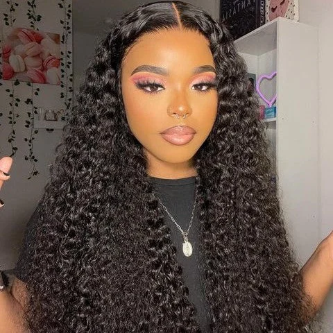 Melting! Glueless Curly Swiss HD Undetectable Lace 5x5 HD Lace Closure Wig