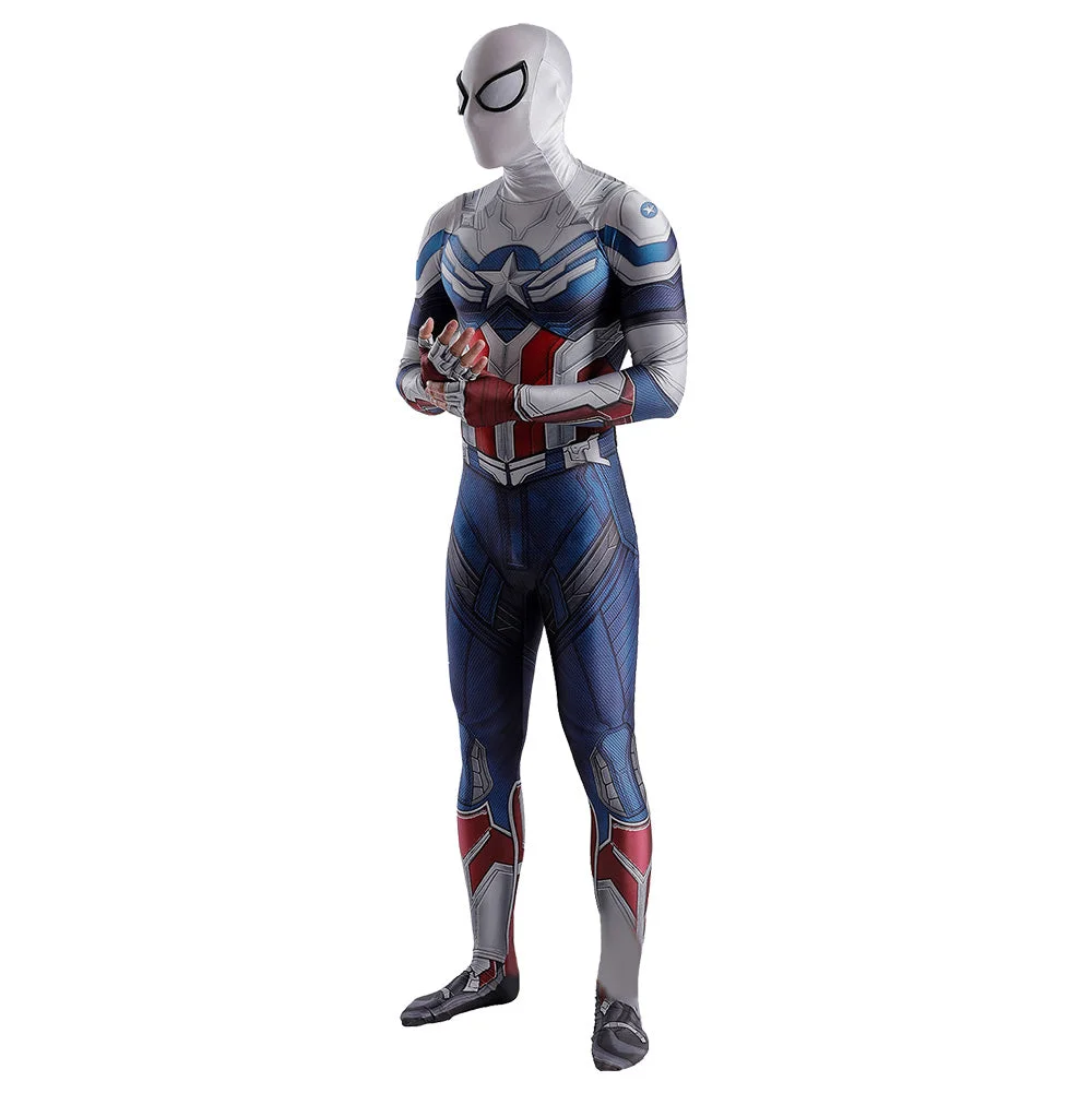 Sam Wilson Cosplay Costume The Falcon and the Winter Soldier Jumpsuit