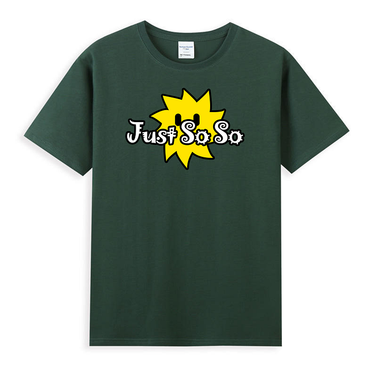 Unisex Just Soso Shirts Sun Ball Olive Green