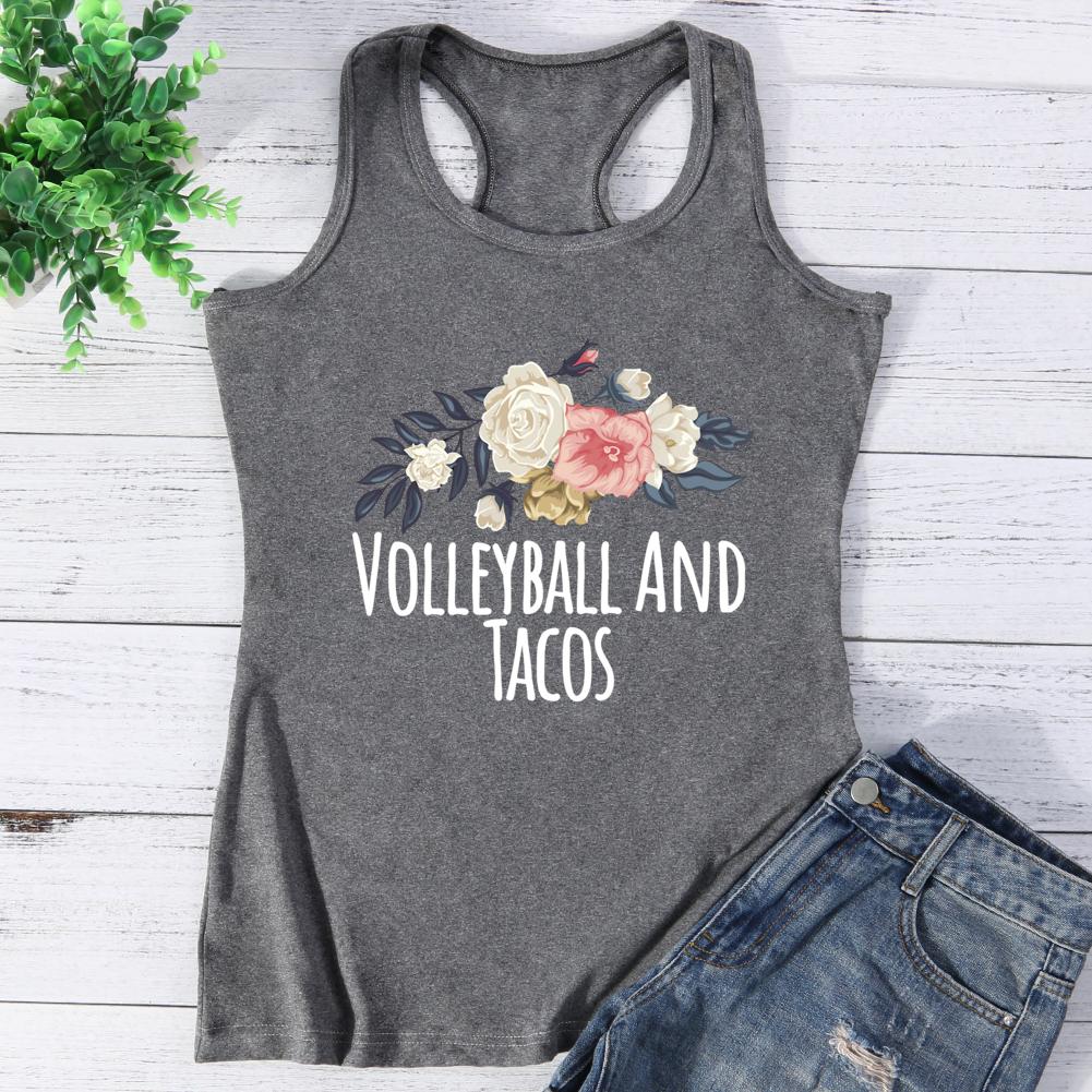 Volleyball And Tacos Vest Top-Guru-buzz