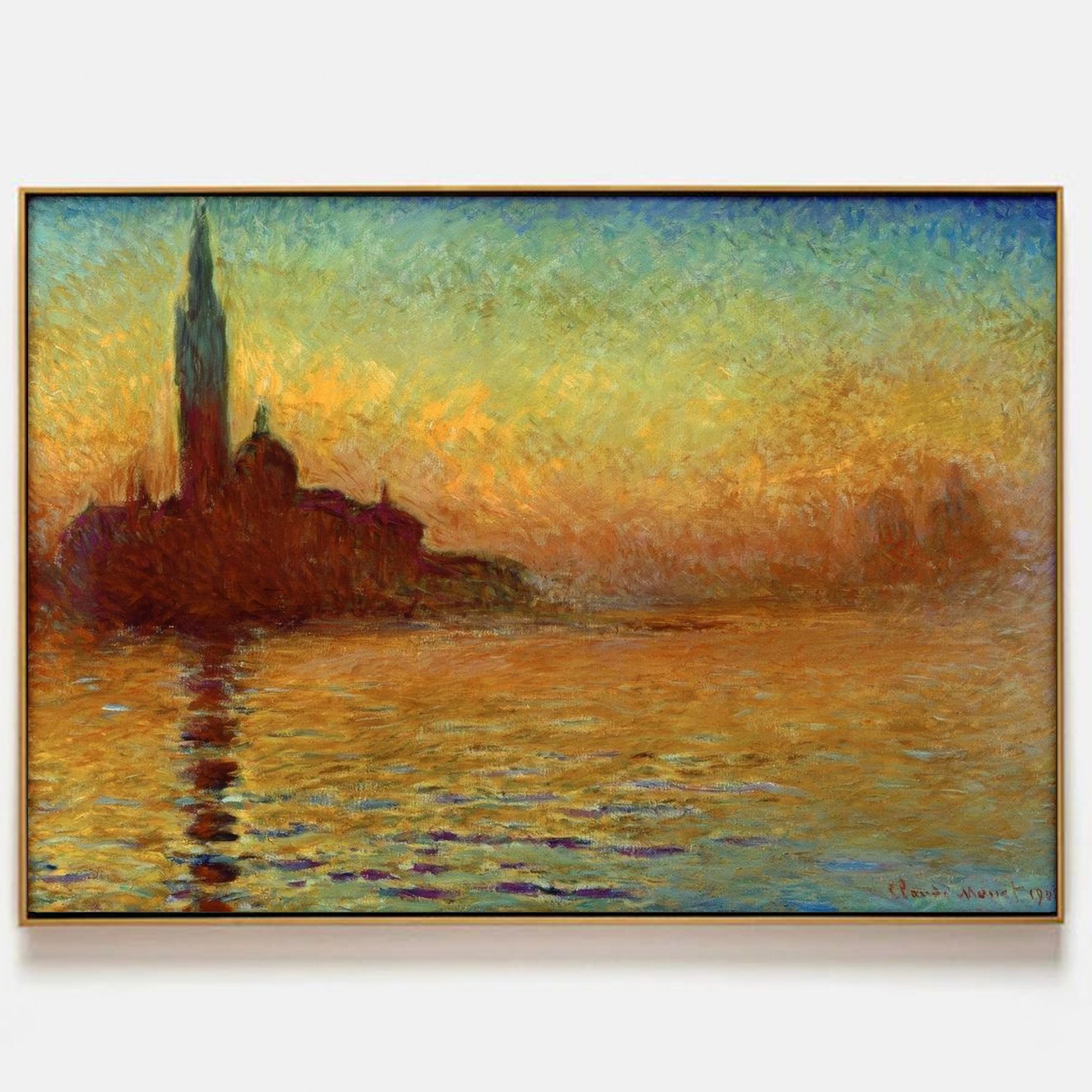 Arabelart San Giorgio Maggiore at Dusk by Claude Monet - Famous Art Reproduction