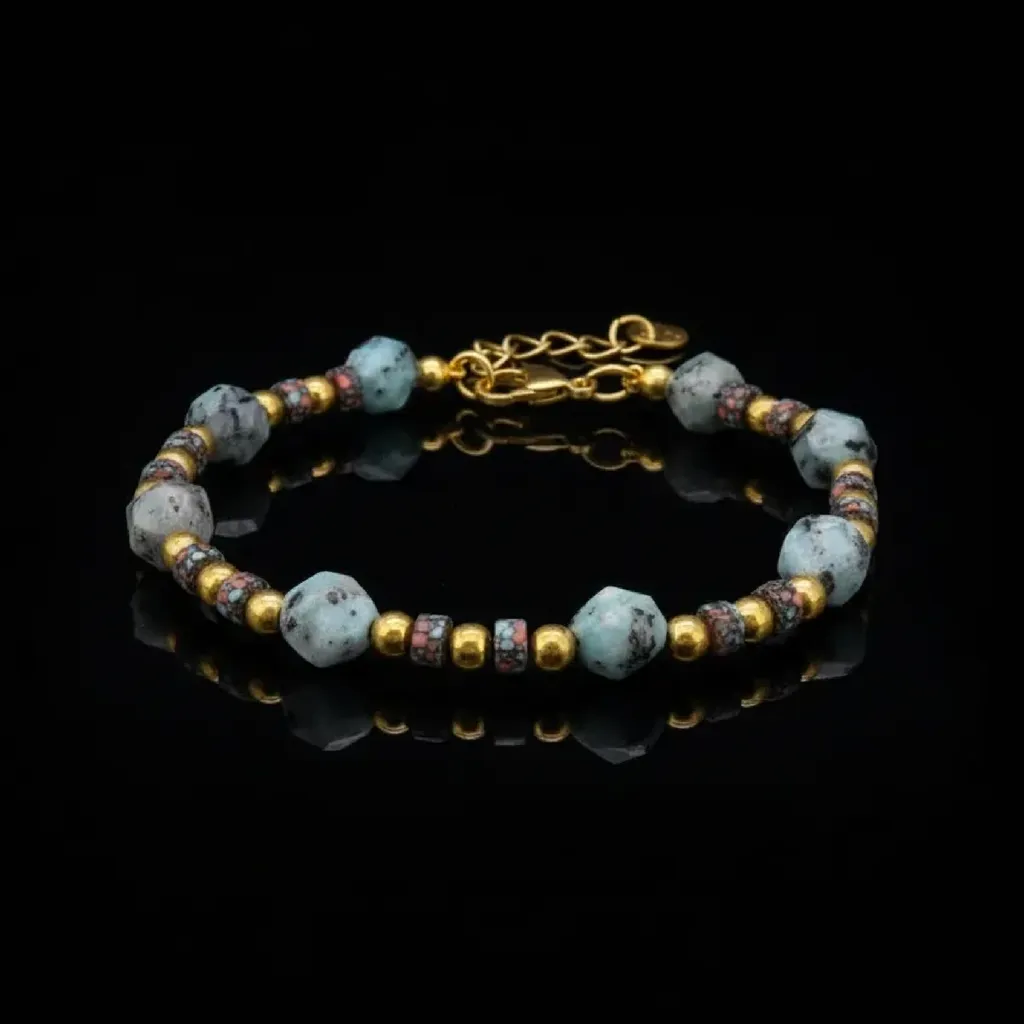 The Celestial Lapis Bracelet | Natural African Lapis Lazuli & Stainless Steel