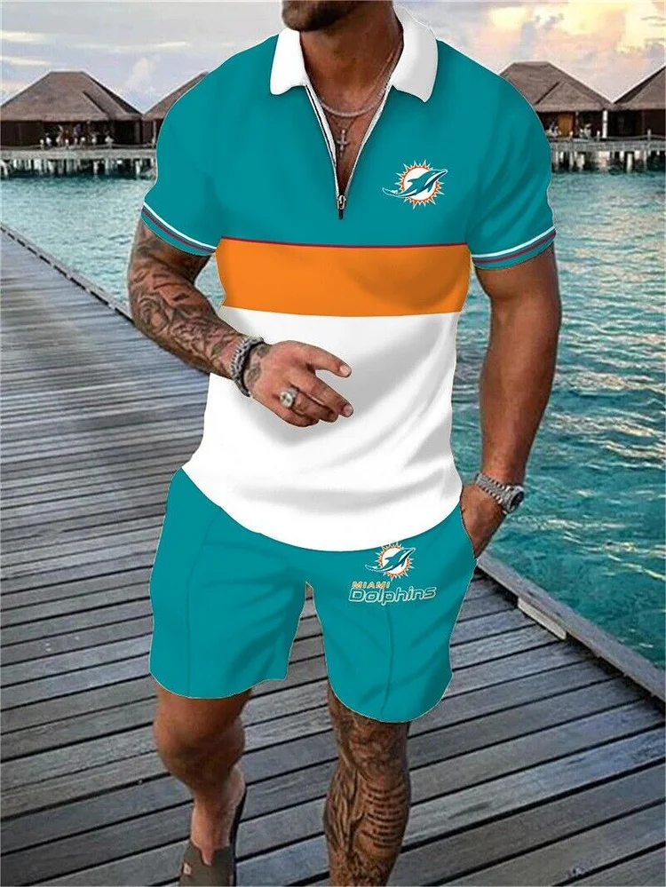 Miami Dolphins
Limited Edition Polo Shirt And Shorts Two-Piece Suits
