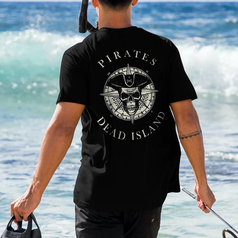 Pirates Dead Island Printed Men's T-shirts
