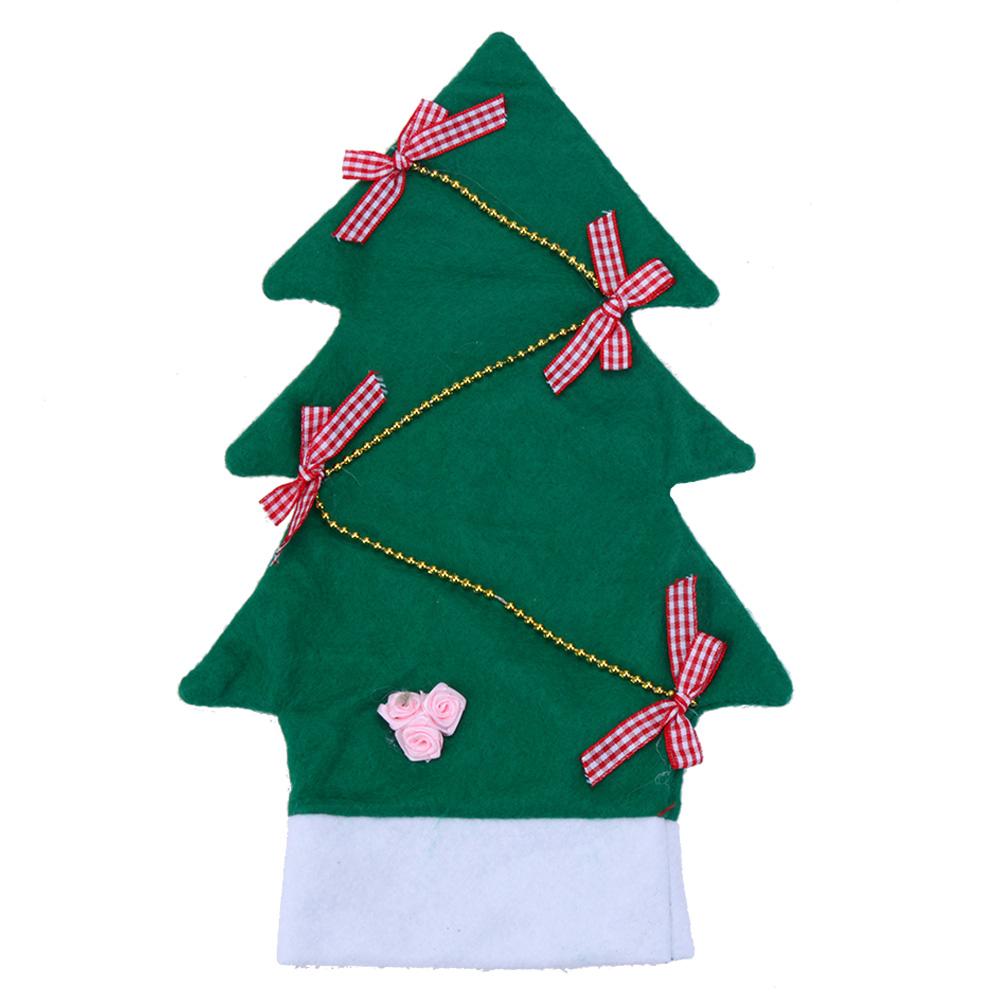 Christmas Tree Shape Wine Bottle Cover Home Party Decoration with Mini Bow, 501 Original
Christmas Tree Shape Wine Bottle Cover Home Party Decoration with Mini Bow, 501 Original