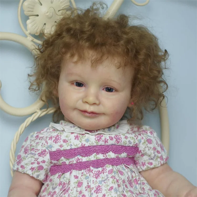  [NEW] 20'' Touch Real Reborn Toddler Baby Doll Girl Irise with Bright Blue Eyes, Lifelike Poseable Doll - Reborndollsshop®-Reborndollsshop®