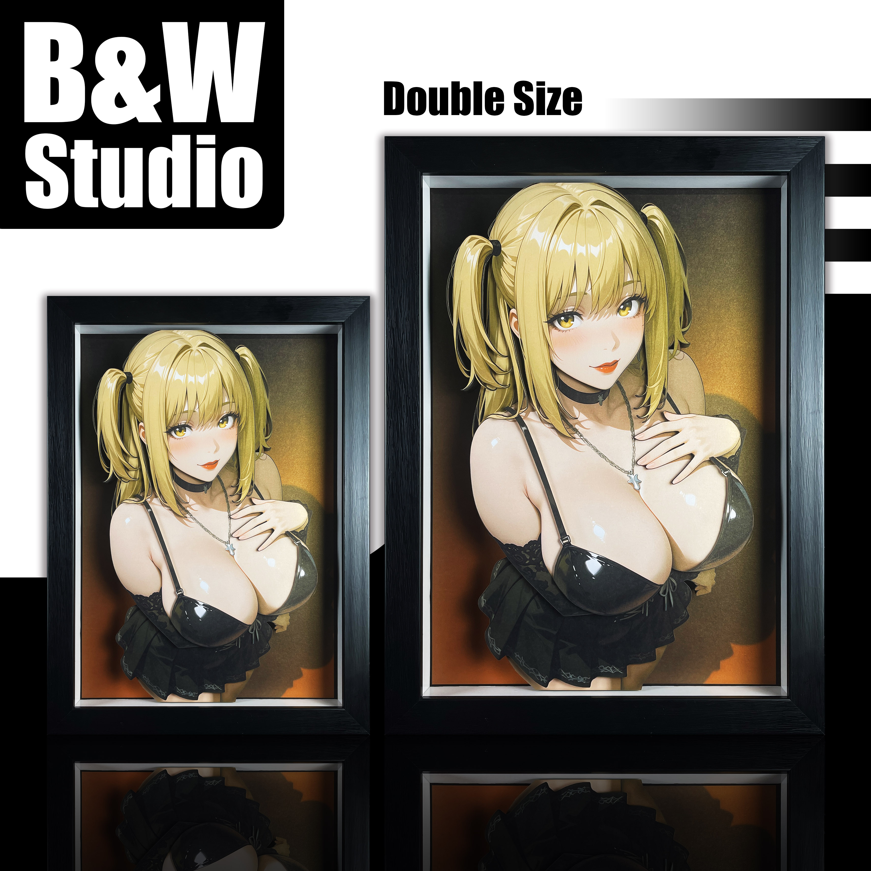 B&W Studio - Misa 3D Decorative Painting Death Note-