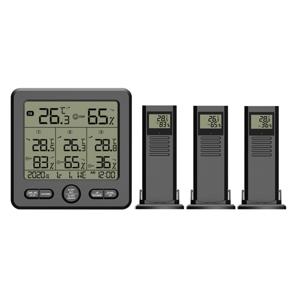Multi-function Wireless Thermometer Hygrometer High Precision Thermostat, White, 501 Original
Multi-function Wireless Thermometer Hygrometer High Precision Thermostat, White, 501 Original