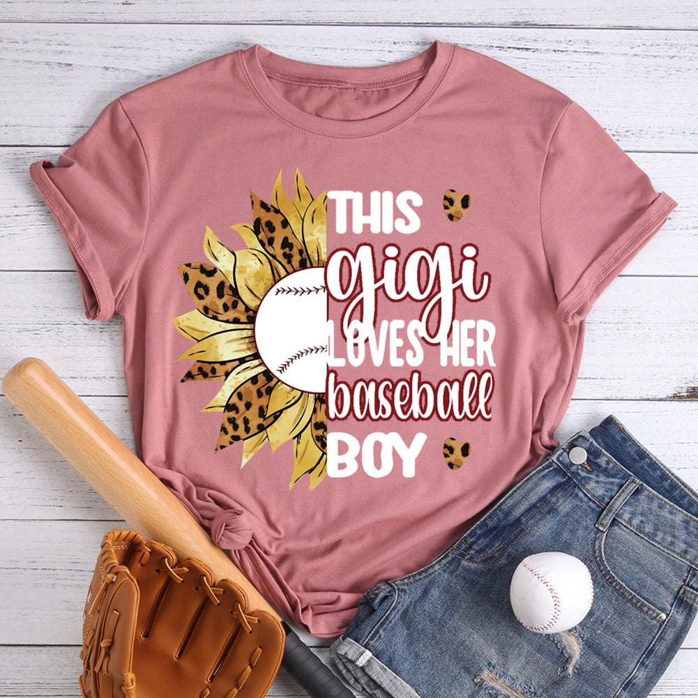 Baseball Grandma Grandson Fan  T-shirt Tee -06501-Guru-buzz