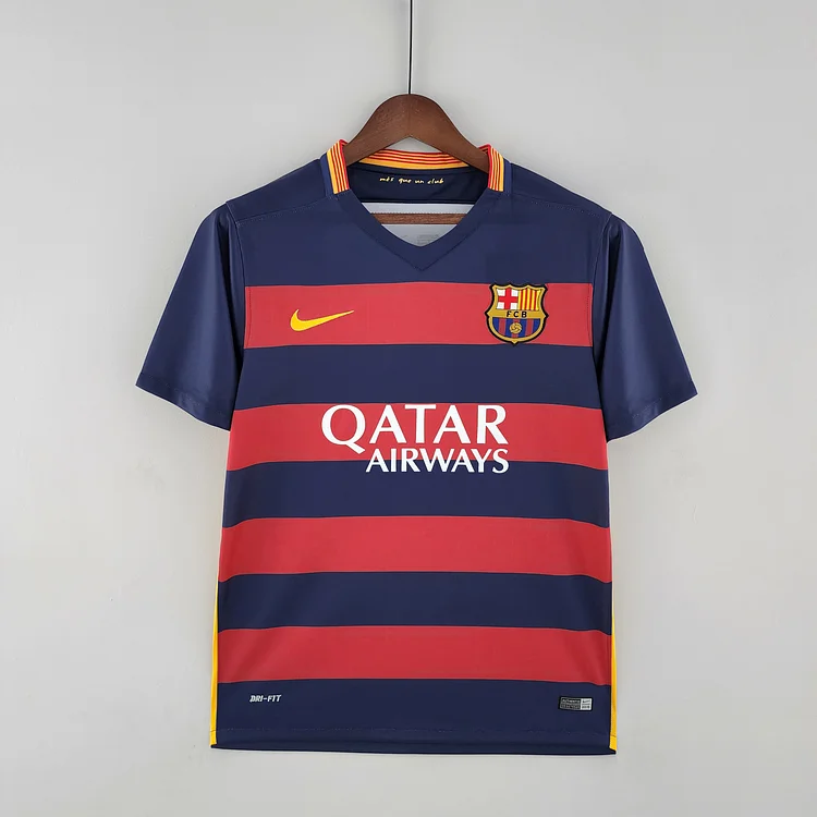 FC Barcelona Retro Home Shirt Kit 2015-2016