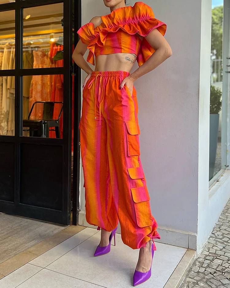 Fashion Design Overalls Suit