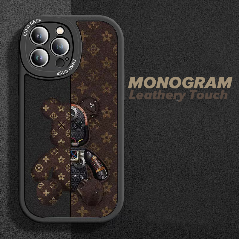 Mechanical Bear Monogram Classic Pattern High-Class Phone Case 