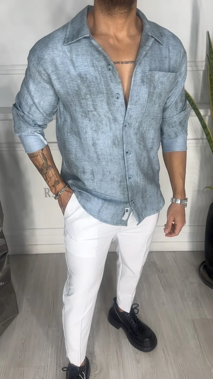 Men's Long Sleeve Long Sleeve Shirt