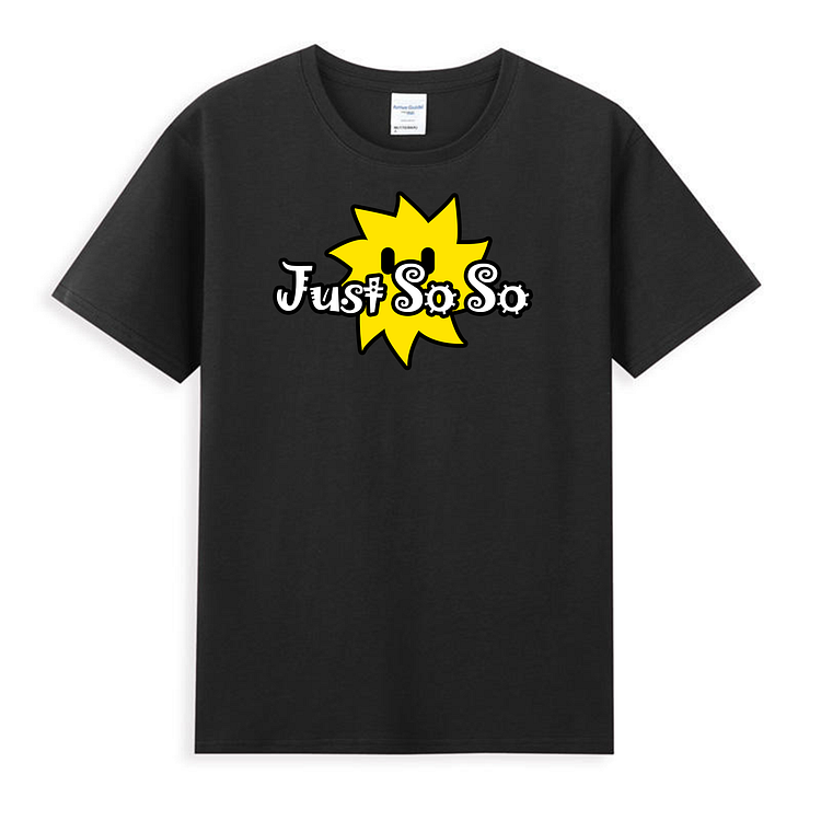Unisex Just Soso Shirts Sun Ball Black